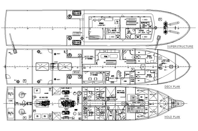 el diseño del barco de trabajoPolaris