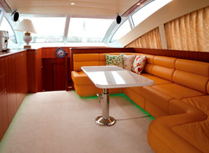 SFF 56ft fiberglass yacht interior