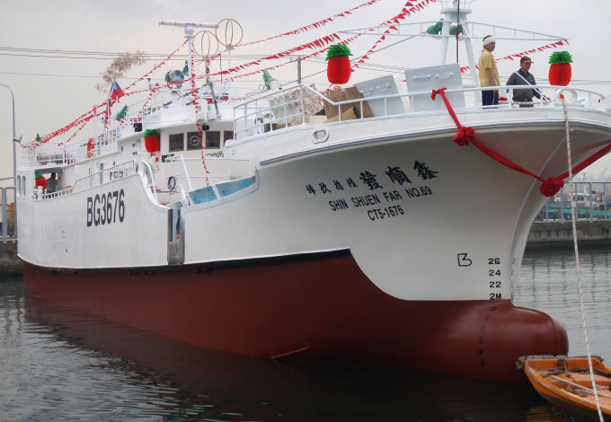 thuyền đánh cá biển sâu được đóng bởiSHING SHENG FA